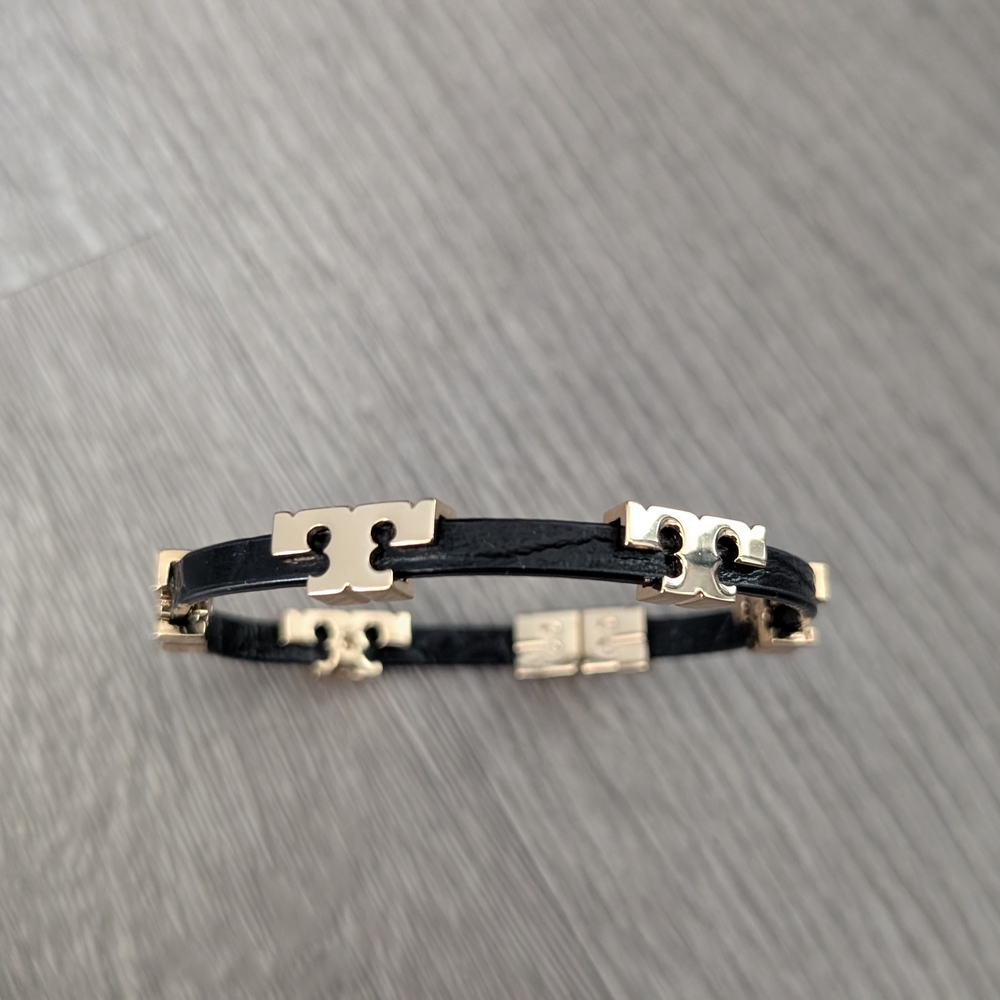 Tory Burch Black and Gold Bracelet - Picture 3 of 4